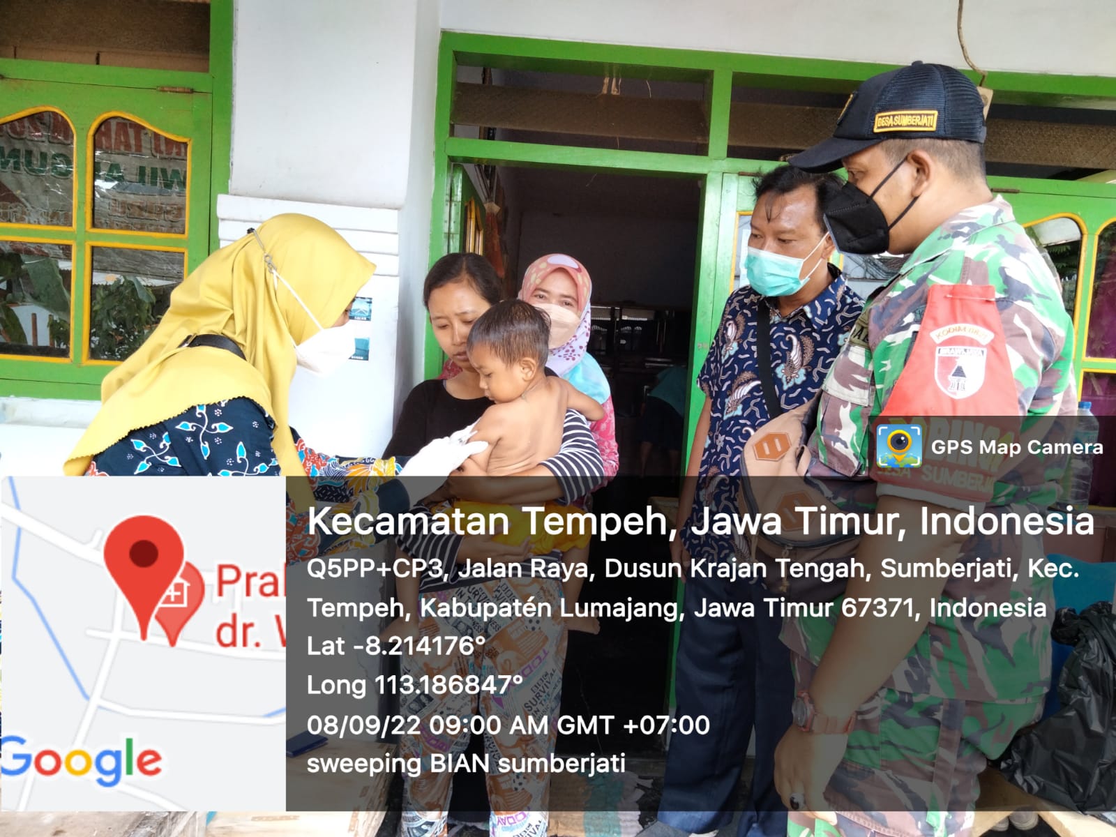 BIAN DIPERPANJANG , PUSKESMAS TEMPEH LAKSANAKAN AKSI BERSIH