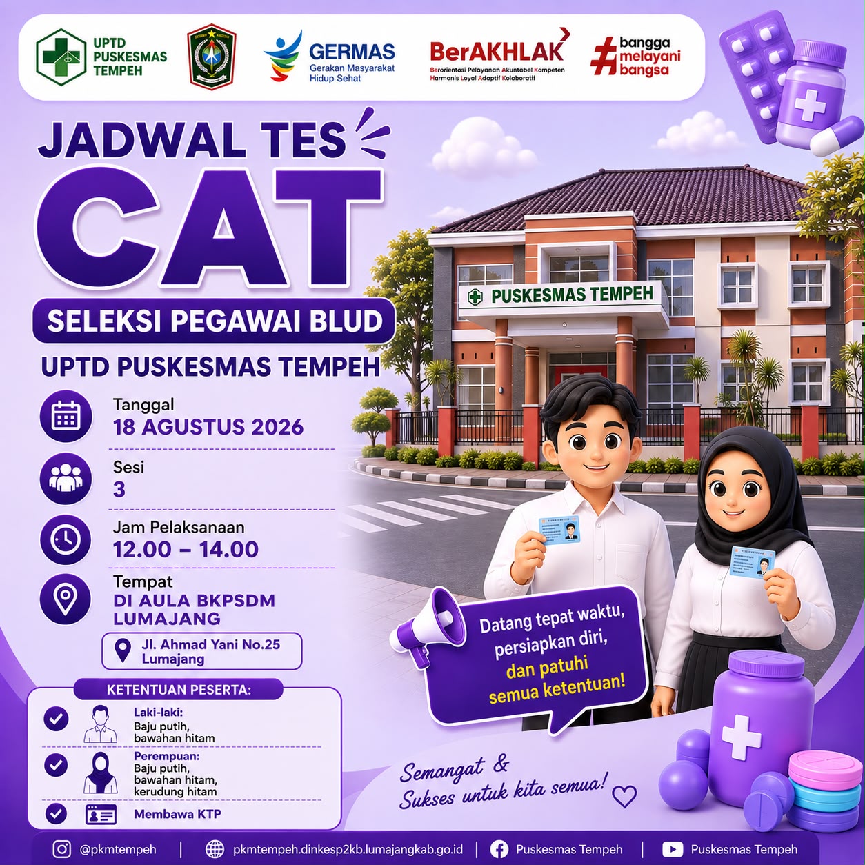 TES CAT SELEKSI PEGAWAI BLUD