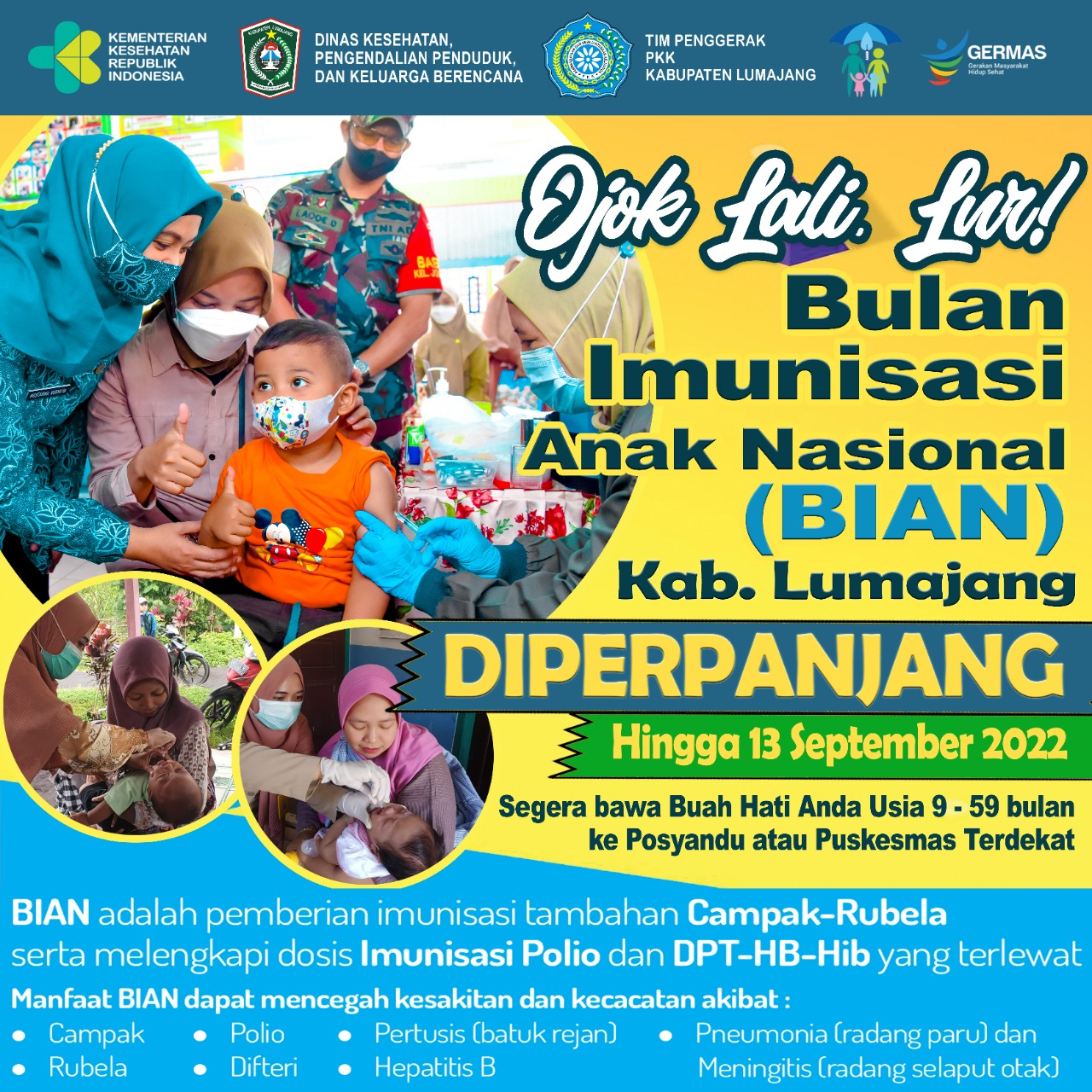 LAYANAN IMUNISASI  BIAN DIPERPANJANG